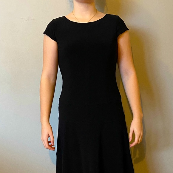 Joseph Ribkoff mid-length black dress - Picture 1 of 6